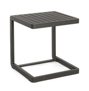 Bizzotto Konnor Tavolino Outdoor Antracite Alluminio 40 cm