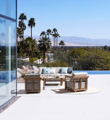 Bizzotto Set 4 Salotto Theseus Naturale