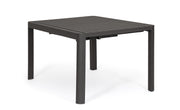 Bizzotto Tavolo Quadrato Allungabile Kiplin 149 x 97 / 149 Cm Antracite