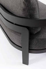 Bizzotto Set 4 Salotto Presley Antracite