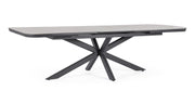 Bizzotto Pascal Tavolo Allungabile Antracite Alluminio Pietra 200–260 cm