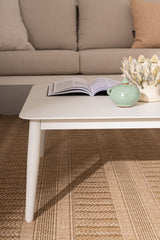 Bizzotto Set Salotto Oceana 4 Elementi Vapor Bianco