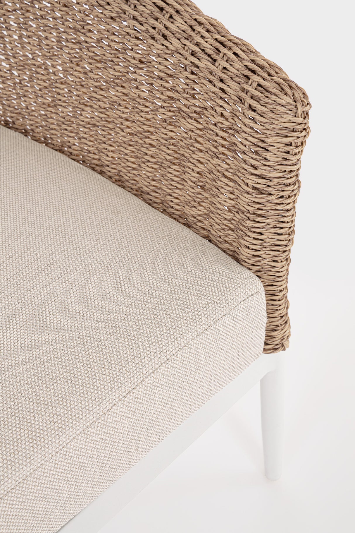 Bizzotto Set Salotto Oceana 4 Elementi Vapor Bianco