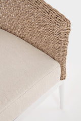 Bizzotto Set Salotto Oceana 4 Elementi Vapor Bianco