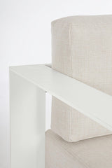 Bizzotto Set Salotto Moses 4 Elementi Vapor Bianco