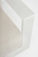 Bizzotto Set Salotto Moses 4 Elementi Vapor Bianco