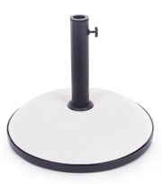 Bizzotto Base Ombrellone Barry Tondo 30 Kg Cemento Bianco
