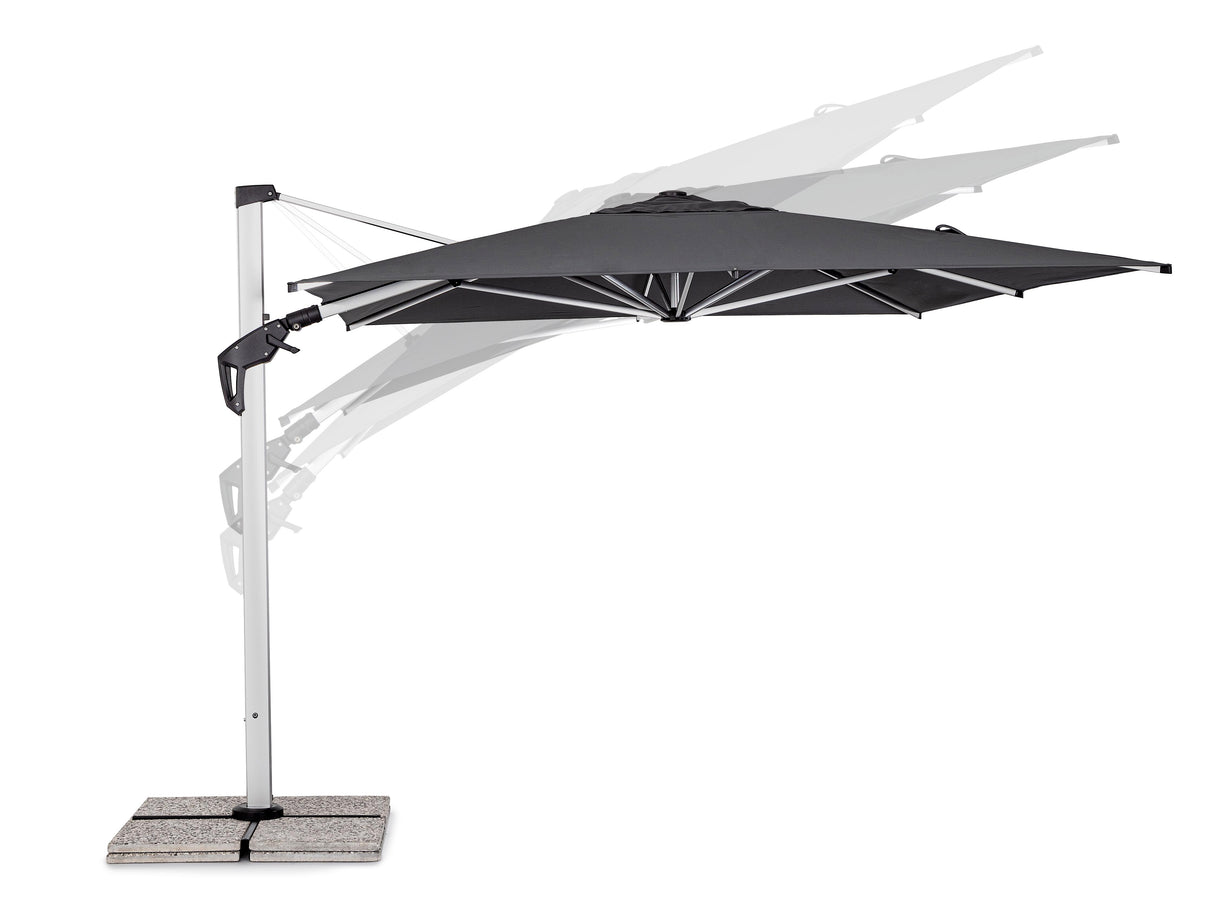 Bizzotto Bizzotto Sonnenschirm mit Arm „Aries“, 3 x 4 cm, anthrazitgrau, EAN 8051836463929