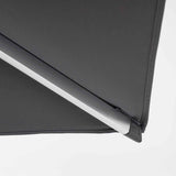 Bizzotto Bizzotto Sonnenschirm mit Arm „Aries“, 3 x 4 cm, anthrazitgrau, EAN 8051836463929