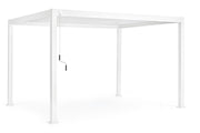 Bizzotto Ocean Pergola Bioclimatica Bianca Alluminio 3×4 m