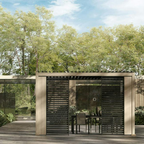 bizzotto bizzotto pergola ocean 3 x 4 mt natural antracite ean 8051836480049