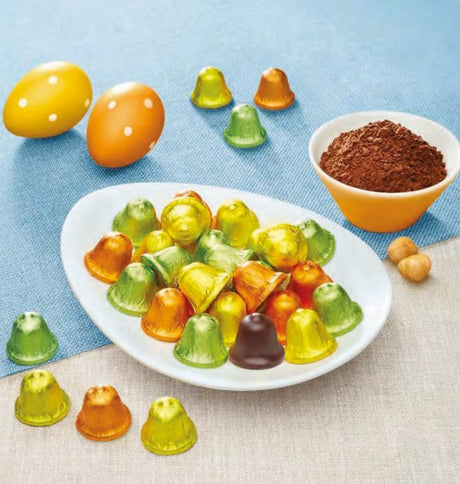 caffarel caffarel campanelle colori assortite cioccolato fondente e nocciole 1 kg ean 8013108048074