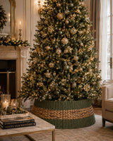 Bizzotto Copribase Albero di Natale Gleynor Verde Naturale D 78 cm Decorazione Natalizia