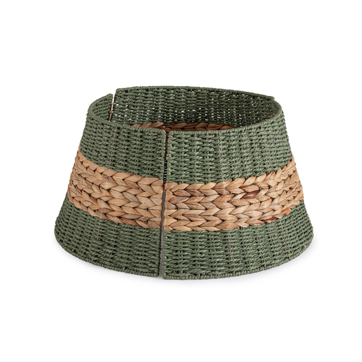 Bizzotto Copribase Albero di Natale Gleynor Verde Naturale D 55 cm Decorazione Natalizia