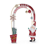 Bizzotto Arco Decorativo Roisin Merry Christmas 216x50x286 cm Decorazione Natalizia