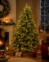Bizzotto Albero di Natale Ritter H 210 cm con 3567 Rami e 6000 LED