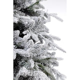 Bizzotto Albero di Natale Ritter Innevato H 180 cm con 2609 Rami e 4400 LED