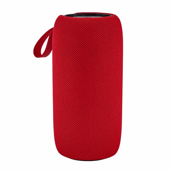 L'Arcolaio Speaker Bluetooth Cilindrico FM Rosso/Giallo 8,4x8,4x17,2 cm
