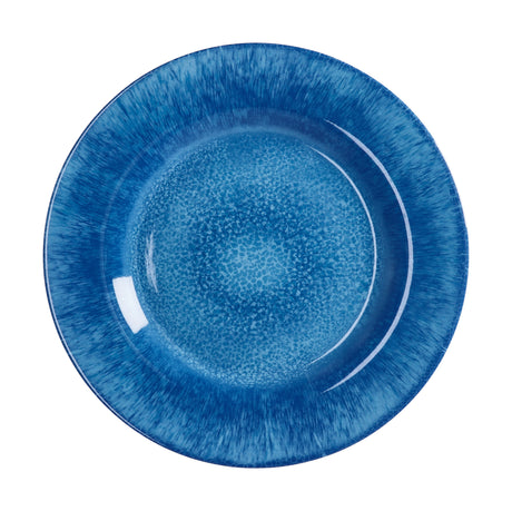 regalo italiano regalo italiano piatto piano melamina d 28 cm h 3 cm blu ean 8057586001626