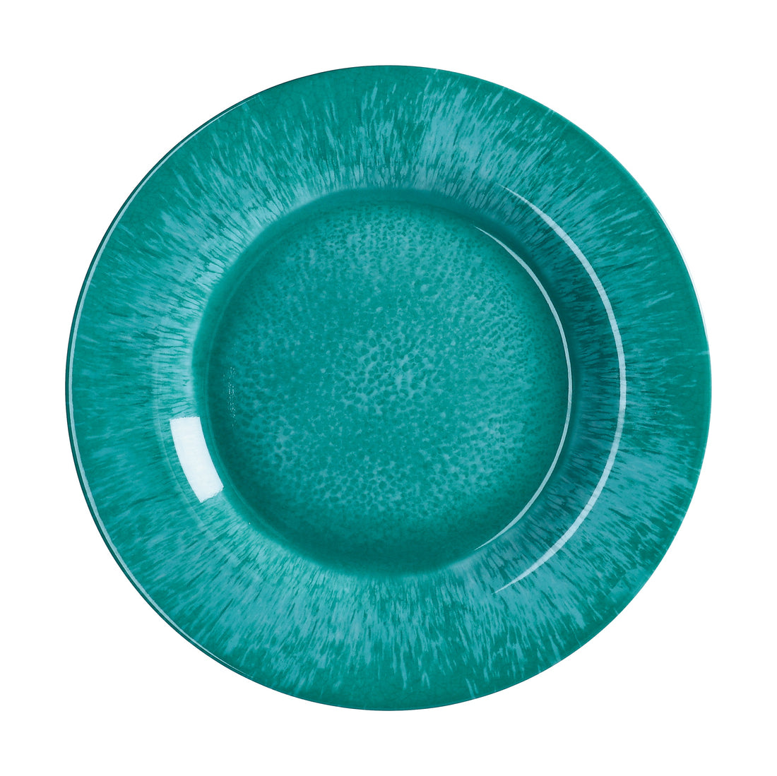 regalo italiano regalo italiano piatto frutta melamina d 22 cm h 2 cm verde acqua ean 8057586001695