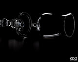 edg enzo de gasperi edg enzo de gasperi poretacandela coppa a innesto h 18 cm d 10 cm natural trasparente ean 8056372036279