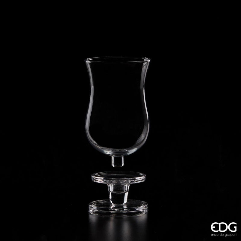 edg enzo de gasperi edg enzo de gasperi poretacandela coppa a innesto h 18 cm d 10 cm natural trasparente ean 8056372036279