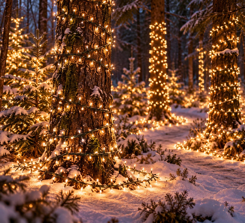 Ad Trend Catena Luminosa 1500 MiniLED Bianco Caldo da Esterno con Timer e Controller – Luci di Natale
