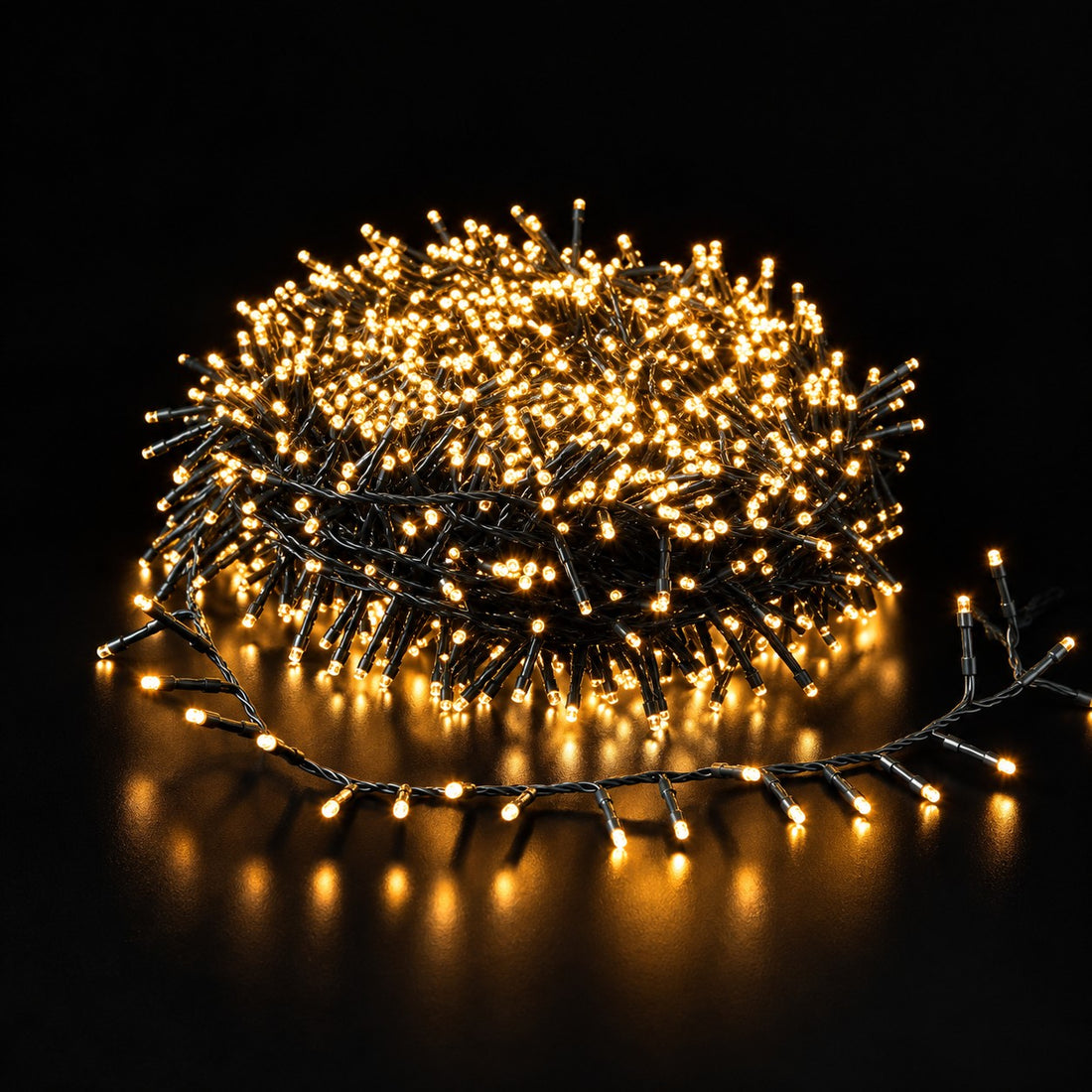Ad Trend Catena Luminosa 2000 MiniLED Bianco Caldo da Esterno con Timer e Controller – Luci di Natale