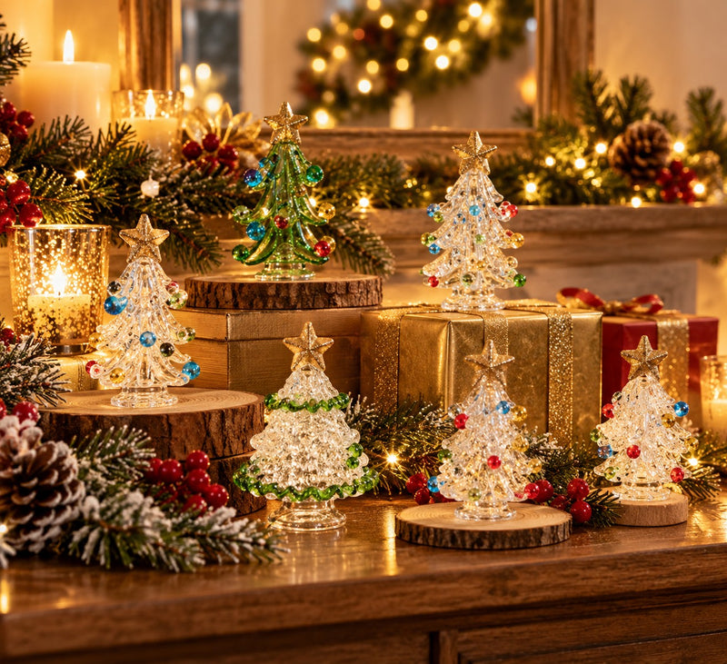Ad Trend Mini Albero di Natale Decorativo Assortito H6,5 x 5,5 cm 1 Pz – Decorazione Natalizia