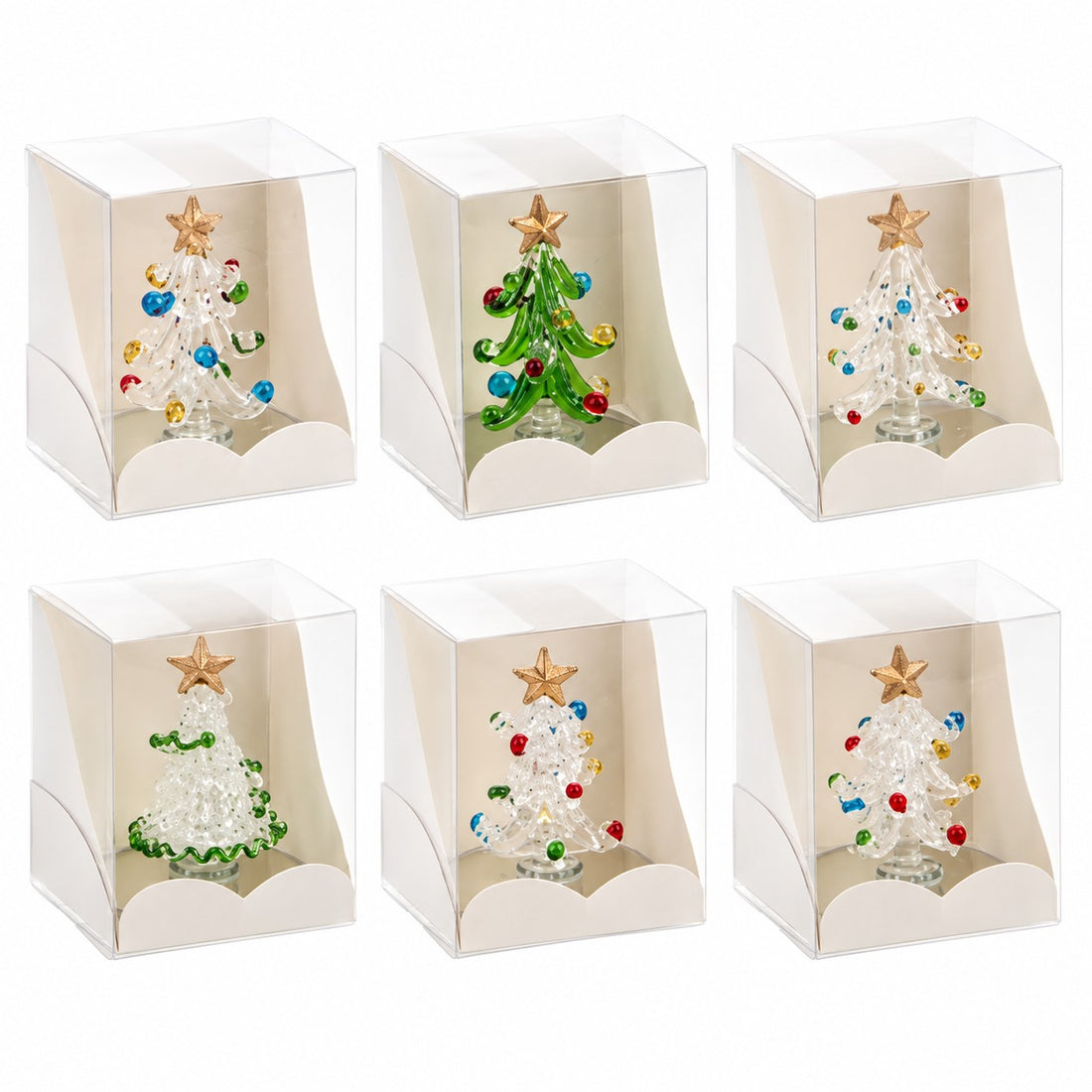 Ad Trend Mini Albero di Natale Decorativo Assortito H6,5 x 5,5 cm 1 Pz – Decorazione Natalizia