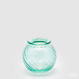 edg enzo de gasperi edg enzo de gasperi vaso opium vetro h 14 cm d 15 cm turquoise ean 8059824341358