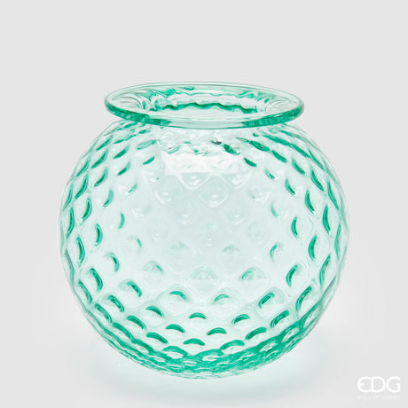 edg enzo de gasperi edg enzo de gasperi vaso opium vetro h 24 cm d 25 cm turquoise ean 8059824341396