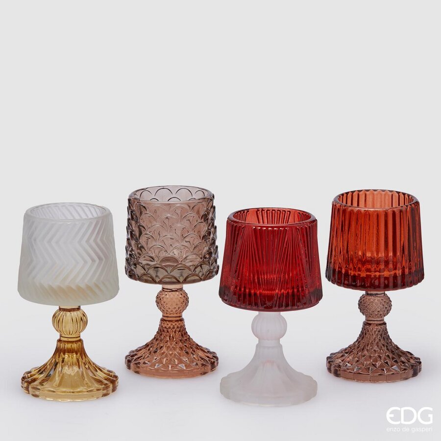 EDG Enzo De Gasperi Portacandela Lampada H 15 Cm D 8,5 Cm Multicolor 1 Pz