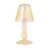 regalo italiano regalo italiano lampada porta tealight d 9 cm h 19 cm vetro rosa giallo verde blu 1 pz ean 8057586098909