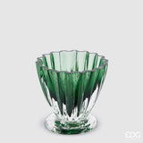 edg enzo de gasperi edg enzo de gasperi vaso glory h 13 cm d 14 cm dark green ean 8059824355652