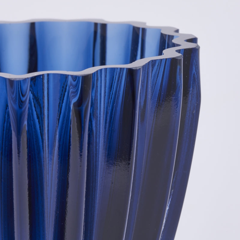 edg enzo de gasperi edg enzo de gasperi vaso glory h 13 cm d 14 cm blue ean 8059824355676