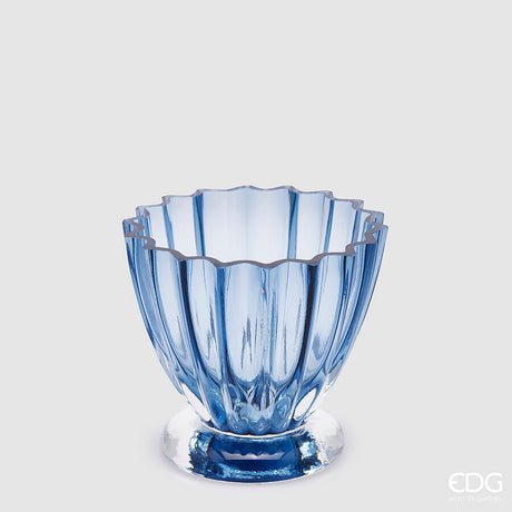 edg enzo de gasperi edg enzo de gasperi vaso glory h 13 cm d 14 cm blue ean 8059824355676