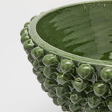 Phoenix Pinecone Vase with Foot H 24.5 cm D 40 cm Green colour