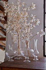 edg enzo de gasperi edg enzo de gasperi vaso collolungo righe h 55 cm d 18 cm antique pink ean 8059824369789