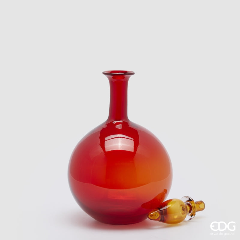 edg enzo de gasperi edg enzo de gasperi vaso con tappo h 50 cm d 255 cm scatola bianca con logo red ean 8059824414113