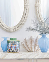 EDG Enzo De Gasperi Vaso Blossom H 31,5 Cm D 21 Cm Vetro Light Green