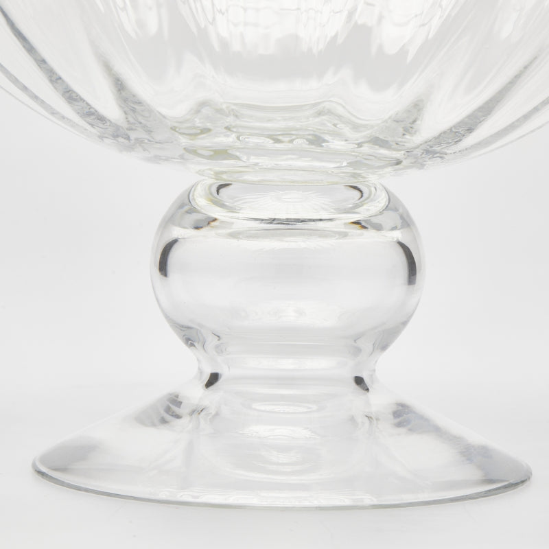 edg enzo de gasperi edg enzo de gasperi vaso anfora righe h 40 cm d 26 cm vetro natural trasparente ean 8059824431288