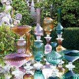 edg enzo de gasperi edg enzo de gasperi vaso anfora righe h 40 cm d 26 cm vetro green ean 8059824431226