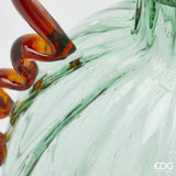 EDG Enzo De Gasperi Vaso Corinto Sfera H 42 Cm L 31 Cm L 25 Cm Vetro Green
