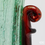 edg enzo de gasperi edg enzo de gasperi vaso corinto coppa h 50 cm l 20 cm l 14 cm vetro green ean 8059824456366