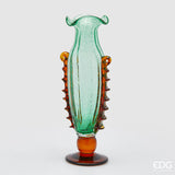 edg enzo de gasperi edg enzo de gasperi vaso corinto coppa h 50 cm l 20 cm l 14 cm vetro green ean 8059824456366