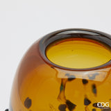 edg enzo de gasperi edg enzo de gasperi vaso gemme ovale h 25 cm l 18 cm l 15 cm vetro amber ean 8059824456380