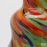 edg enzo de gasperi edg enzo de gasperi vaso macula bottiglia h 465 cm d 215 cm vetro orange mix ean 8059824485090