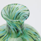 edg enzo de gasperi edg enzo de gasperi vaso macula bottiglia h 27 cm d 18 cm vetro green ean 8059824456564