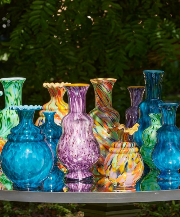 edg enzo de gasperi edg enzo de gasperi vaso macula bottiglia h 37 cm d 175 cm vetro pink ean 8059824456625